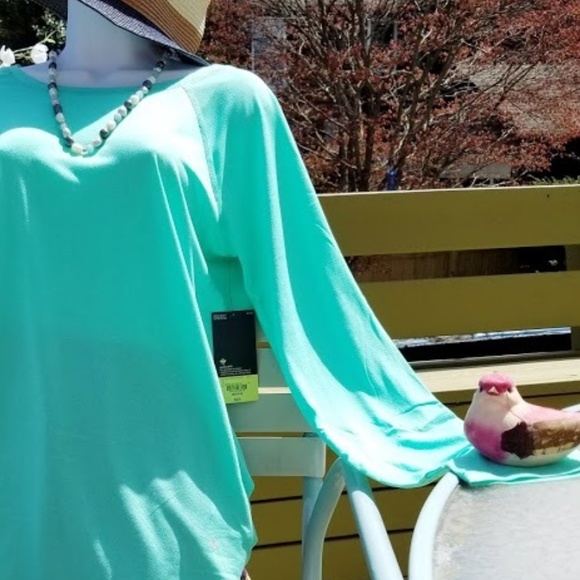 Mint Pullover Shirt ~ Long Sleeve Comfort | Xersio - Picture 2 of 8